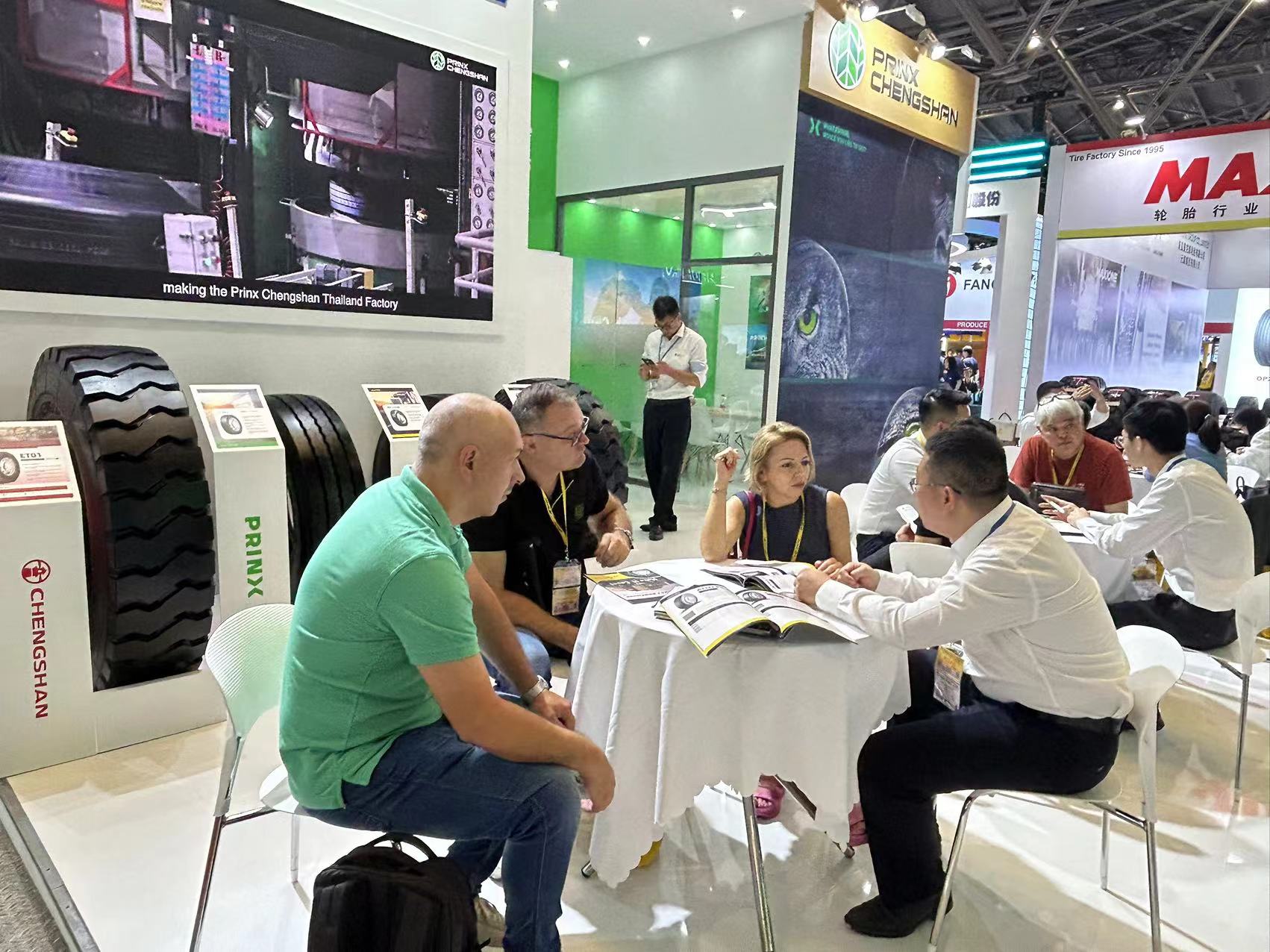 安鑫娱乐亮相2023上海国际轮胎展