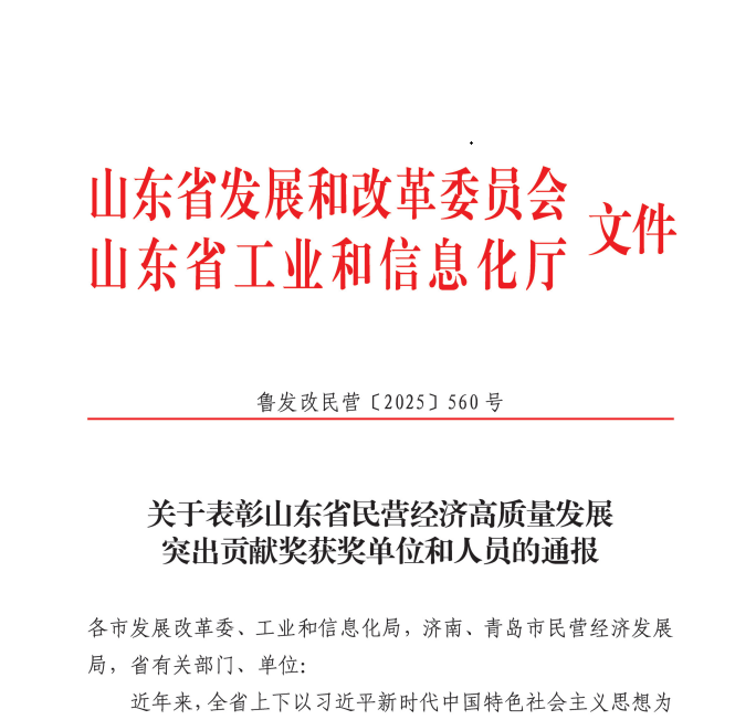 成山集团总裁、安鑫娱乐总裁兼首席执行官车宝臻荣膺山东省民营经济高质量发展突出贡献奖